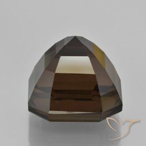 Quarzo fumé ombra marrone naturale da 16.10 ct, Ottagonale / Taglio smeraldo, VVS
