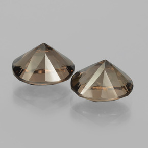 Quarzo fumé naturale marrone da  ct, taglio ovale, VVS-VS