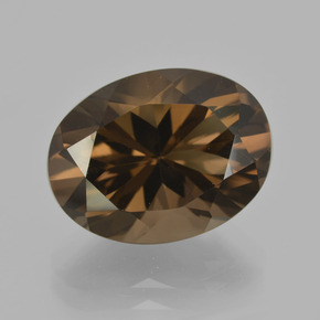 Quarzo fumé Marrone naturale da 7.17 ct, Taglio ovale, VVS