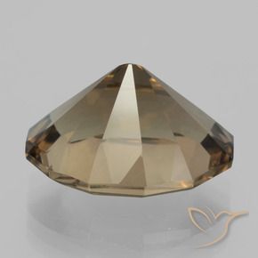 Quarzo fumé Pan di zenzero marrone naturale da 11.67 ct, Taglio ovale, VVS-VS
