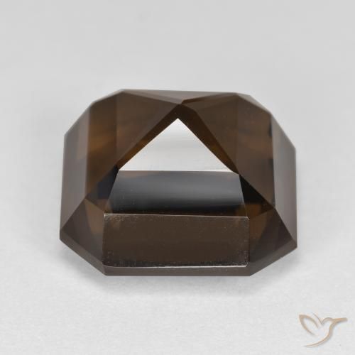 Quarzo fumé Marrone naturale da 7.41 ct, Ottagonale / Taglio smeraldo, VS
