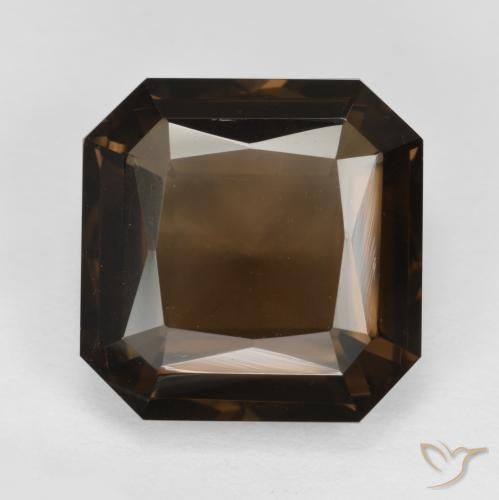 Quarzo fumè Marrone scuro naturale da 8.38 ct, Ottagonale / Taglio smeraldo, VVS-VS