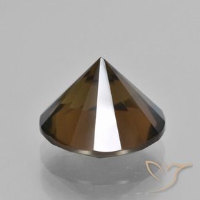 Quarzo fumé Hickory Brown naturale da 6.30 ct, Rotondo, VS