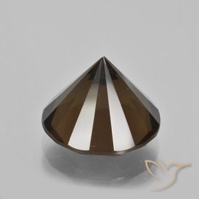 Quarzo fumé ombra marrone naturale da 9.41 ct, Rotondo, VS