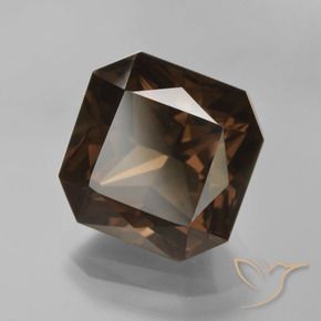 Quarzo fumé Marrone medio naturale da 7.15 ct, Ottagonale / Taglio smeraldo, VVS