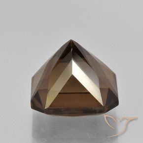 Quarzo fumé Hickory Brown naturale da 10.01 ct, Ottagonale / Taglio smeraldo, VVS