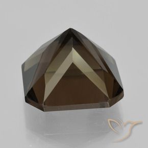 Quarzo fumè ombra marrone naturale da 10.15 ct, Ottagonale / Taglio smeraldo, VVS-VS