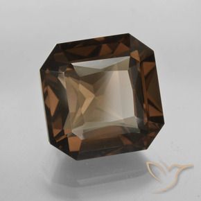 Quarzo fumé Hickory Brown naturale da 10.54 ct, Ottagonale / Taglio smeraldo, VVS