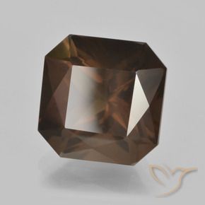 Quarzo fumé Marrone medio naturale da 7.50 ct, Ottagonale / Taglio smeraldo, VS