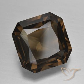 Quarzo fumé Marrone medio naturale da 11.64 ct, Ottagonale / Taglio smeraldo, VVS-VS