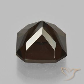 Quarzo fumé Marrone cioccolato fondente Deep naturale da 8.35 ct, Ottagonale / Taglio smeraldo, VVS