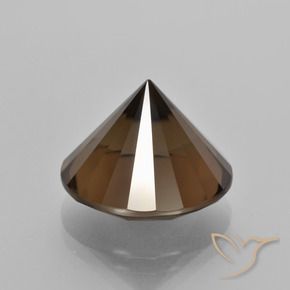 Quarzo fumé Marrone cioccolato naturale da 10.65 ct, Rotondo, VVS