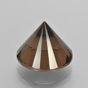 Quarzo fumé Marrone naturale da 14.09 ct, Taglio rotondo, VVS