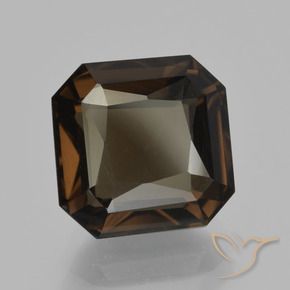 Quarzo fumé Marrone medio naturale da 5.07 ct, Ottagonale / Taglio smeraldo, VS