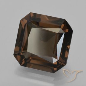 Quarzo fumè Hickory Brown naturale da 5.33 ct, Ottagonale / Taglio smeraldo, VS