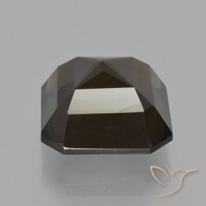 Quarzo fumé Marrone scuro naturale da 10.74 ct, Ottagonale / Taglio smeraldo, VVS-VS