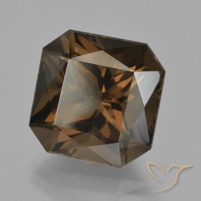 Quarzo fumé Marrone naturale da 10.48 ct, Ottagonale / Taglio smeraldo, VVS-VS