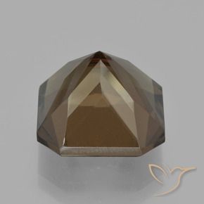 Quarzo fumé Marrone naturale da 10.48 ct, Ottagonale / Taglio smeraldo, VVS-VS