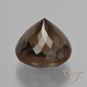 Quarzo fumé ombra marrone naturale da 10.25 ct, Rotondo, VVS-VS