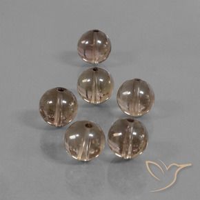 Gemme di Quarzo fumé Marrone caldo naturale da 43.78 ct, Sfera, Trasparente
