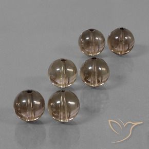 Gemme di Quarzo fumé Hickory Brown naturale da 44.98 ct, Sfera, Trasparente