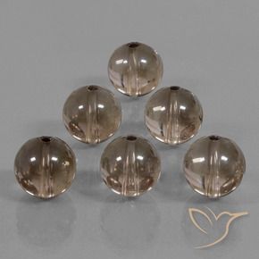 Gemme di Quarzo fumé Hickory Brown naturale da 44.95 ct, Sfera, Trasparente