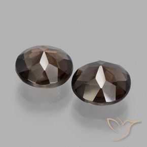 Gemme di Quarzo fumé Blu scuro naturale da 3.02 ct, Rotondo, VS