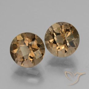 Gemme di Quarzo fumé Pan di zenzero marrone naturale da 3.83 ct, Rotondo, VS