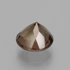 Quarzo fumé naturale marrone da 1,98 ct, taglio rotondo, VS