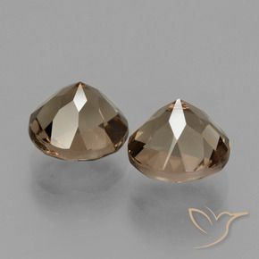 Gemme di Quarzo fumé Marrone medio-chiaro naturale da 3.53 ct, Rotondo, VS