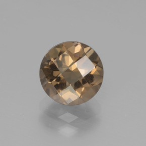 Quarzo fumé Marrone naturale da 1.89 ct, Taglio rotondo, VS