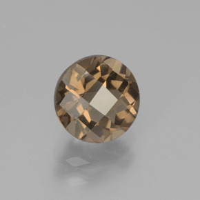 Quarzo fumé Marrone naturale da 1.89 ct, Taglio rotondo, VS
