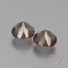 Gemme di Quarzo fumé Marrone naturale da 3.61 ct, Rotondo, VS