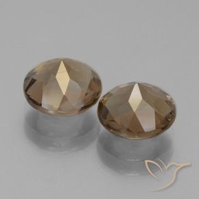 Gemme di Quarzo fumé Marrone naturale da 3.23 ct, Rotondo, VS