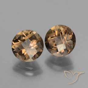 Gemme di Quarzo fumé Marrone medio-scuro naturale da 3.61 ct, Rotondo, VS