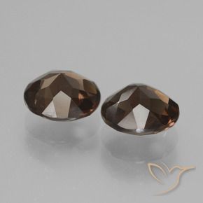 Gemme di Quarzo fumé ombra marrone naturale da 3.01 ct, Rotondo, VS