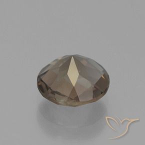 Quarzo fumé Moka chiaro naturale da 1.40 ct, Rotondo, VS