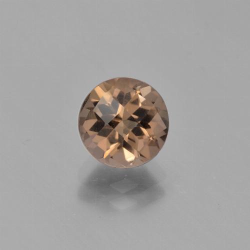 Quarzo fumé naturale marrone da 1,78 ct, taglio rotondo, VVS-VS