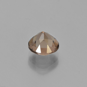 Quarzo fumé naturale marrone da 1,78 ct, taglio rotondo, VVS-VS