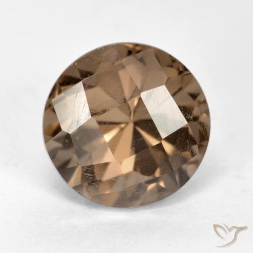 2.64ct Naturale Marrone medio Quarzo fumé, Rotondo, VS