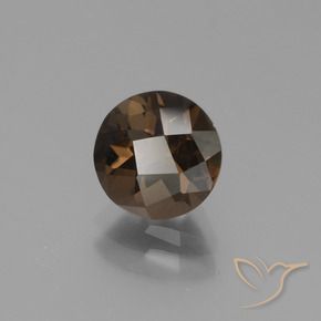 Quarzo fumé Pan di zenzero marrone naturale da 1.70 ct, Rotondo, VS