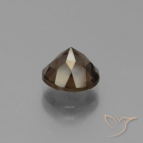Quarzo fumé Pan di zenzero marrone naturale da 1.70 ct, Rotondo, VS