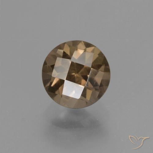 1.87ct Naturale Marrone medio-chiaro Quarzo fumé, Rotondo, VVS-VS