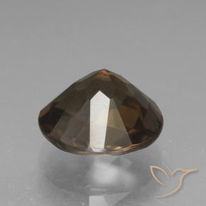 Quarzo fumé ombra marrone naturale da 2.29 ct, Rotondo, VS
