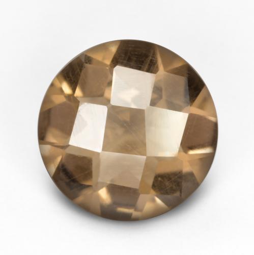 Quarzo fumé Marrone medio-scuro naturale da 1.91 ct, Taglio rotondo, VS