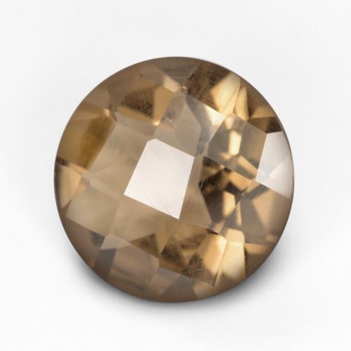 Quarzo fumé Marrone medio-scuro naturale da 1.91 ct, Taglio rotondo, VS