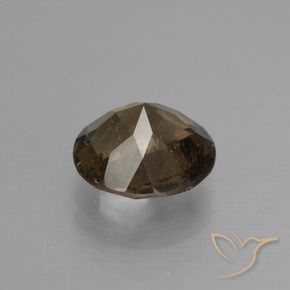 Quarzo fumé Pan di zenzero marrone naturale da 1.43 ct, Rotondo, VS-SI