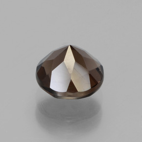 Quarzo fumé naturale marrone da 1,57 ct, taglio rotondo, VVS-VS