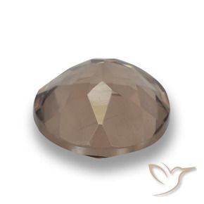 Quarzo fumé Marrone chiaro naturale da 4.17 ct, Rotondo, VS