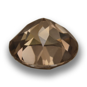 Quarzo fumé naturale marrone da 14,03 ct, taglio rotondo, VVS-VS